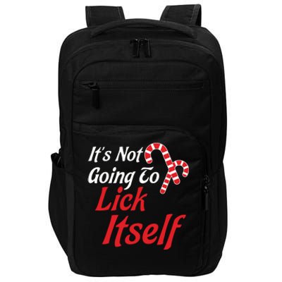 Its Not Going To Lick Itself Adult Short Sleeve Funny Christmas Impact Tech Backpack