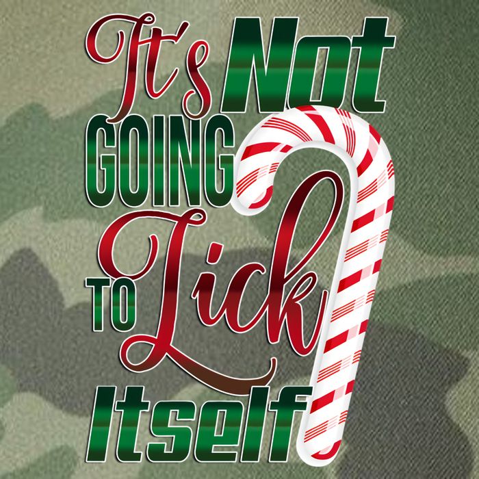 Its Not Going To Lick Itself Ugly Christmas Legacy Tie Dye Trucker Hat