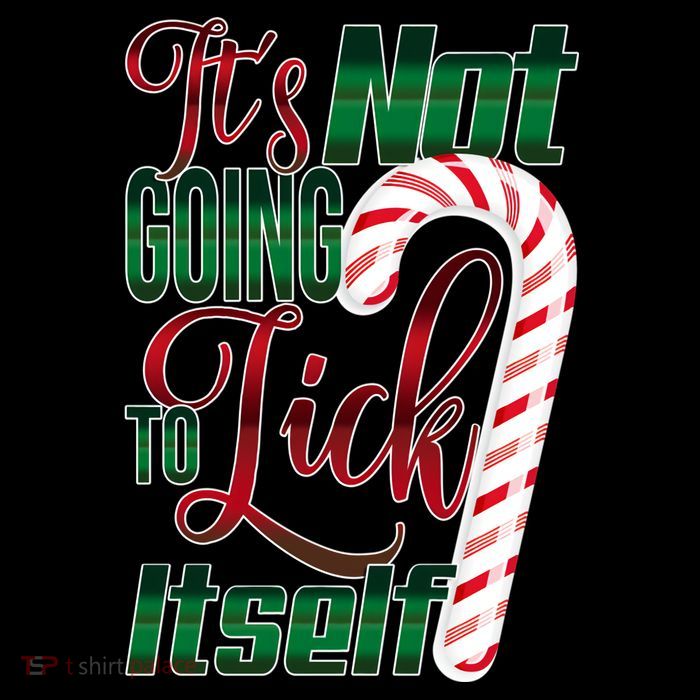 Its Not Going To Lick Itself Ugly Christmas Flexfit Unipanel Trucker Cap