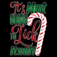 Its Not Going To Lick Itself Ugly Christmas Impact Tech Backpack