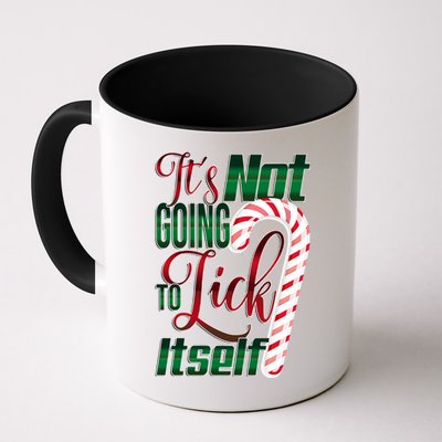 Its Not Going To Lick Itself Ugly Christmas Mug