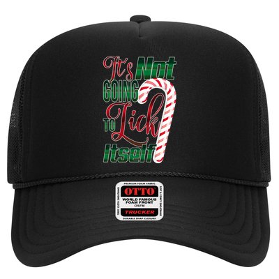 Its Not Going To Lick Itself Ugly Christmas Trucker Hat
