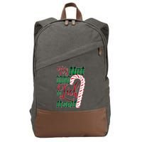Its Not Going To Lick Itself Ugly Christmas Cotton Canvas Backpack