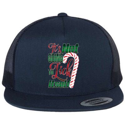 Its Not Going To Lick Itself Ugly Christmas Flatbill Hat