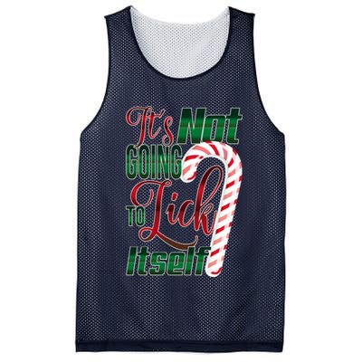 Its Not Going To Lick Itself Ugly Christmas Mesh Reversible Basketball Jersey Tank