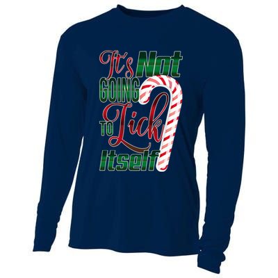Its Not Going To Lick Itself Ugly Christmas Cooling Performance Long Sleeve Crew