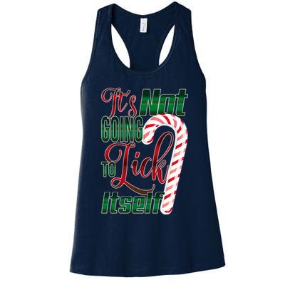 Its Not Going To Lick Itself Ugly Christmas Womens Tank Top