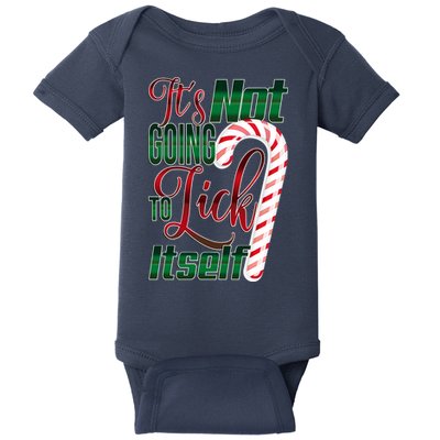 Its Not Going To Lick Itself Ugly Christmas Baby Bodysuit