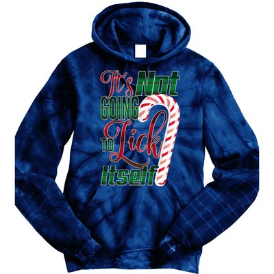 Its Not Going To Lick Itself Ugly Christmas Tie Dye Hoodie