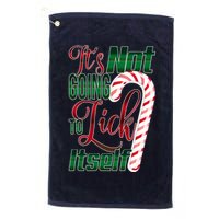 Its Not Going To Lick Itself Ugly Christmas Golf Towel