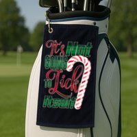 Its Not Going To Lick Itself Ugly Christmas Golf Towel