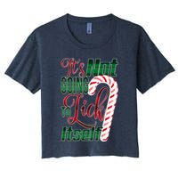 Its Not Going To Lick Itself Ugly Christmas Crop Top