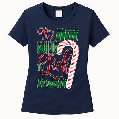 Its Not Going To Lick Itself Ugly Christmas Womens T-Shirt
