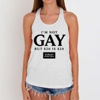 Im Not G.Ay But $20 Is $20 I Made $20 At The Dorian Electra Concert Women's Knotted Racerback Tank