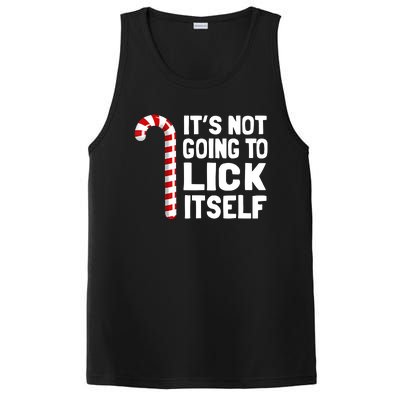 It’S Not Going To Lick Itself Christmas Candy Cane PosiCharge Competitor Tank