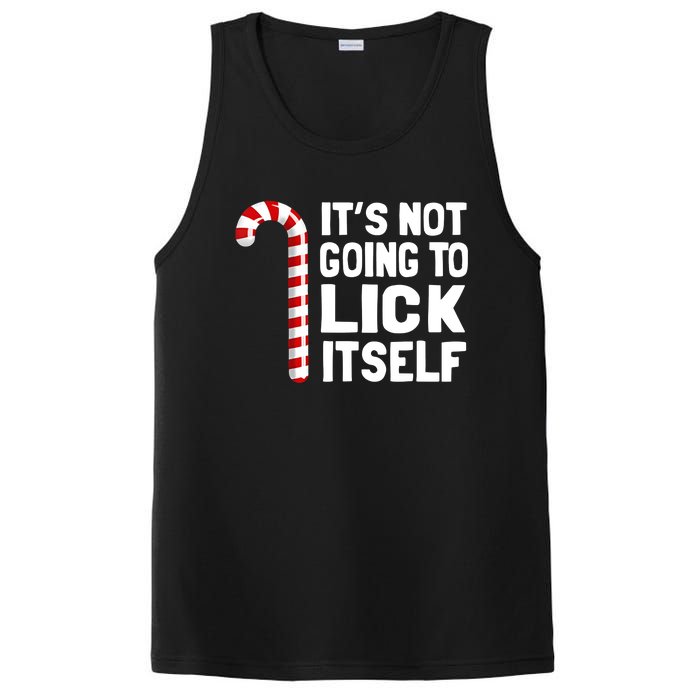 It’S Not Going To Lick Itself Christmas Candy Cane PosiCharge Competitor Tank