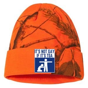 ItS Not Gay If ItS Tsa Funny Airport Security Pride Kati Licensed 12" Camo Beanie