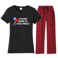 It’s Not Going To Suck Itself Funny Candy Lollipop Women's Flannel Pajama Set