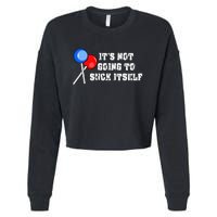 It’s Not Going To Suck Itself Funny Candy Lollipop Cropped Pullover Crew