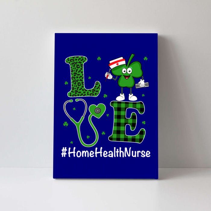 Irish Nurse Gift St Patricks Day Love Home Health Nurse Gift Canvas