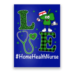 Irish Nurse Gift St Patricks Day Love Home Health Nurse Gift Poster