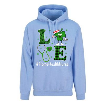 Irish Nurse Gift St Patricks Day Love Home Health Nurse Gift Unisex Surf Hoodie