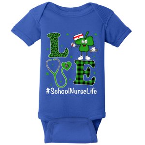 Irish Nurse Great Gift St Patricks Day Love School Nurse Life Gift Baby Bodysuit