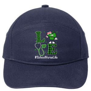 Irish Nurse Great Gift St Patricks Day Love School Nurse Life Gift 7-Panel Snapback Hat