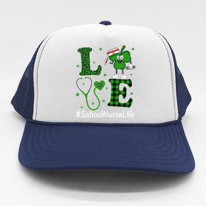 Irish Nurse Great Gift St Patricks Day Love School Nurse Life Gift Trucker Hat