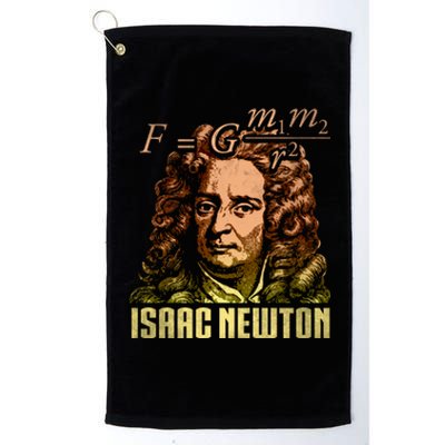 Isaac Newton Gravitation Physicist Physics Science Astronomy Platinum Collection Golf Towel