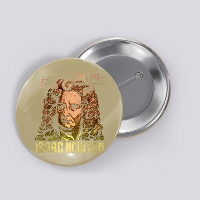 Isaac Newton Gravitation Physicist Physics Science Astronomy Button