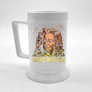 Isaac Newton Gravitation Physicist Physics Science Astronomy Beer Stein