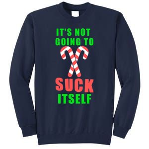 Its Not Going To Suck Itself Funny Inappropriate Xmas Tall Sweatshirt