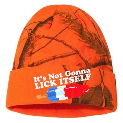 Its Not Gonna Lick Itself Funny Popsicle 4th Of July Gifts Kati Licensed 12" Camo Beanie