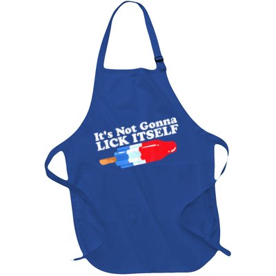 Its Not Gonna Lick Itself Funny Popsicle 4th Of July Gifts Apron