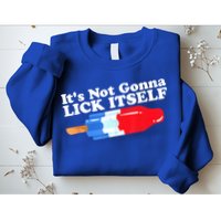 Its Not Gonna Lick Itself Funny Popsicle 4th Of July Gifts Sweatshirt