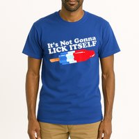 Its Not Gonna Lick Itself Funny Popsicle 4th Of July Gifts Tall T-Shirt