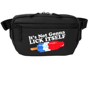 Its Not Gonna Lick Itself Funny Popsicle 4th Of July Gifts Crossbody Pack