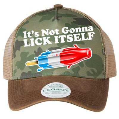 Its Not Gonna Lick Itself Funny Popsicle Legacy Tie Dye Trucker Hat