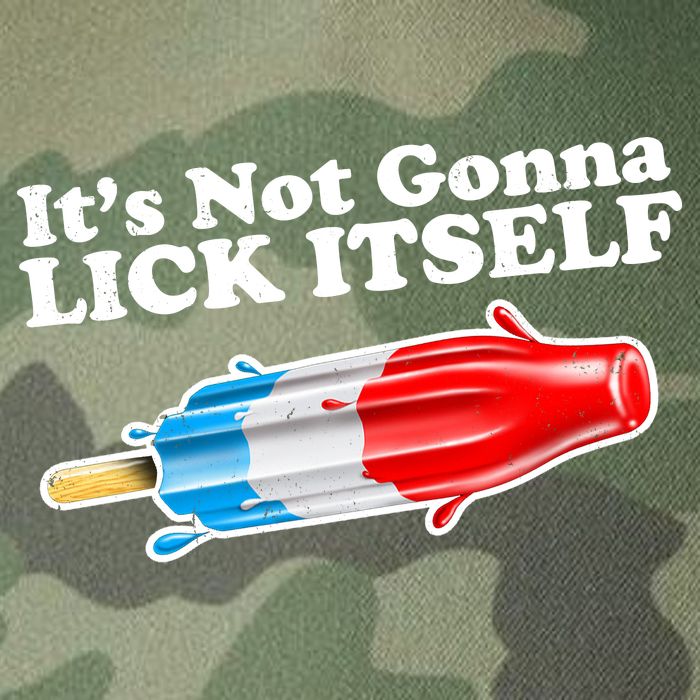 Its Not Gonna Lick Itself Funny Popsicle Legacy Tie Dye Trucker Hat