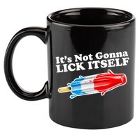 Its Not Gonna Lick Itself Funny Popsicle 11oz C Handle Ceramic Mug