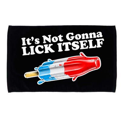 Its Not Gonna Lick Itself Funny Popsicle Microfiber Hand Towel