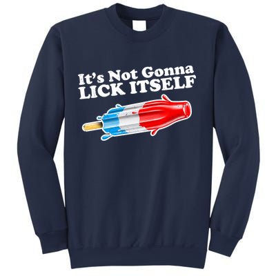 Its Not Gonna Lick Itself Funny Popsicle Sweatshirt