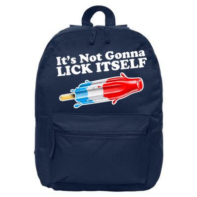 Its Not Gonna Lick Itself Funny Popsicle 16 in Basic Backpack