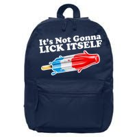 Its Not Gonna Lick Itself Funny Popsicle 16 in Basic Backpack