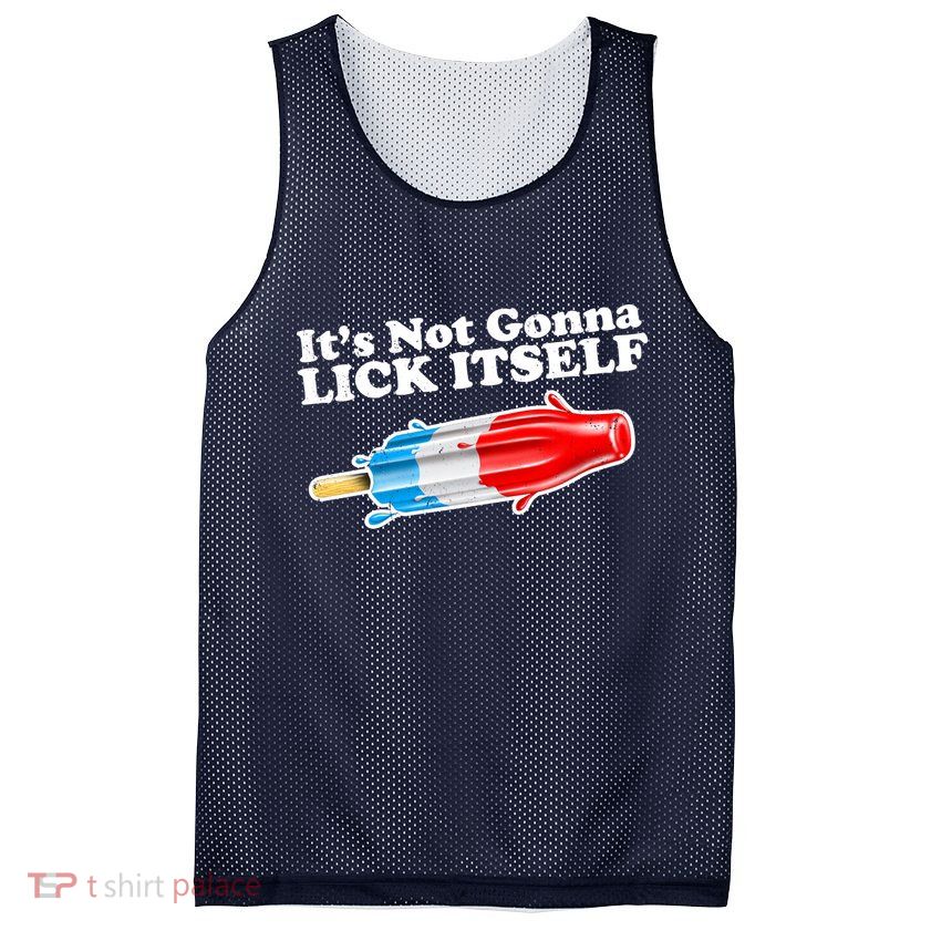 Its Not Gonna Lick Itself Funny Popsicle Mesh Reversible Basketball Jersey Tank