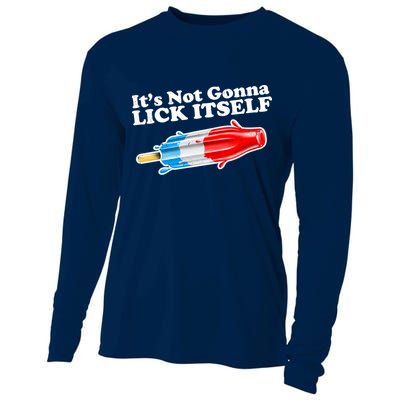 Its Not Gonna Lick Itself Funny Popsicle Cooling Performance Long Sleeve Crew