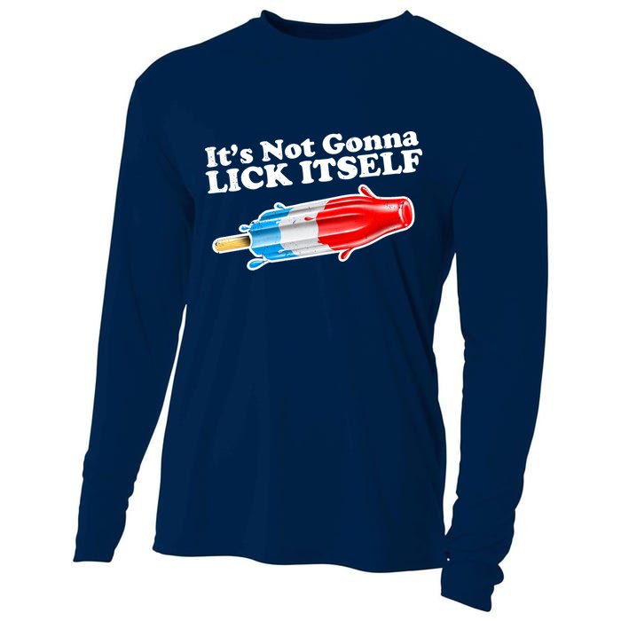 Its Not Gonna Lick Itself Funny Popsicle Cooling Performance Long Sleeve Crew