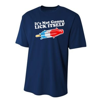 Its Not Gonna Lick Itself Funny Popsicle Youth Performance Sprint T-Shirt