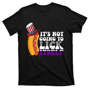 Its Not Gonna Lick Itself Lgbtq Funny Asexual Pride Ally T-Shirt